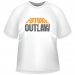 SALE 33% OFF Future Outlaw - Kids White T-shirt
